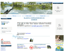 Tablet Screenshot of horgasszunk.hu